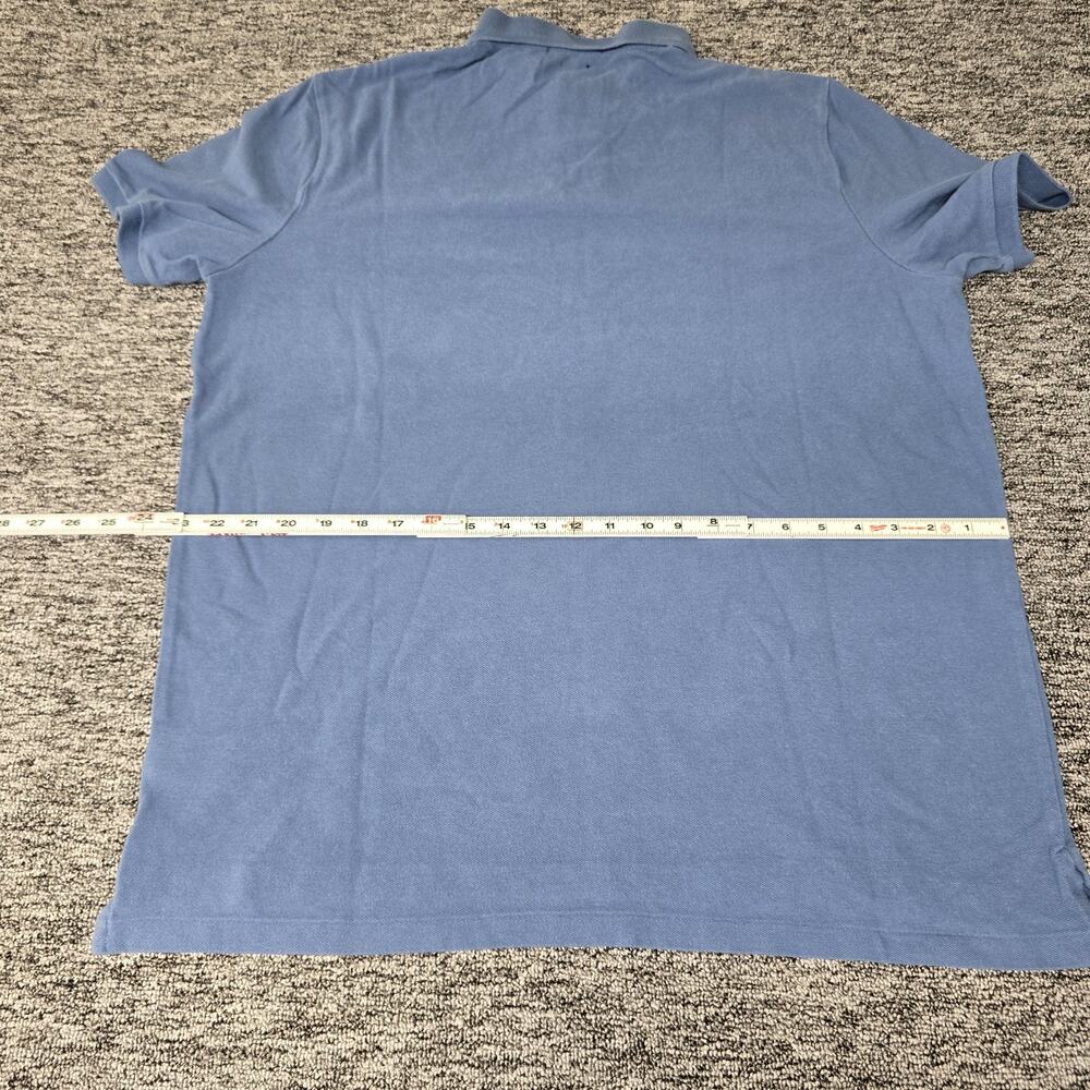 Polo Ralph Lauren Classic Fit Mesh Polo Shirt Men's XL Blue - Red Pony Logo - Picture 11 of 12
